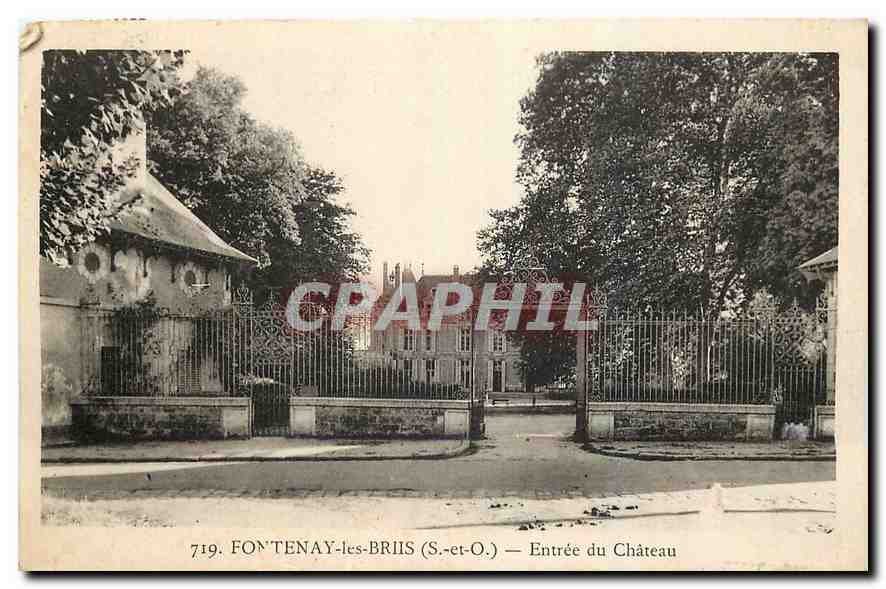 CPA Fontenay les Bois S et O Entree du Chateau 