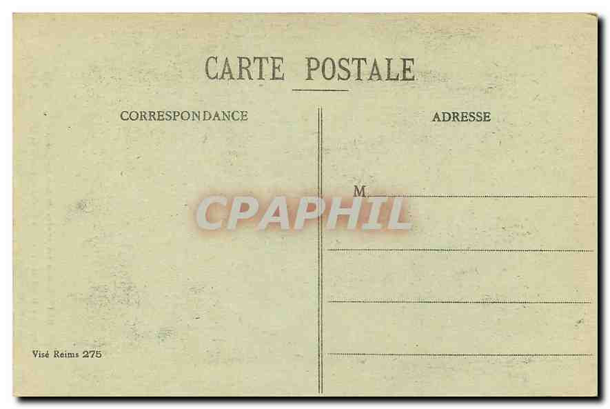 CPA Reims dans ses annees de bombardements 1914 1917 l'Hotel de Ville Le Grand Vestibule et le Grand — Back