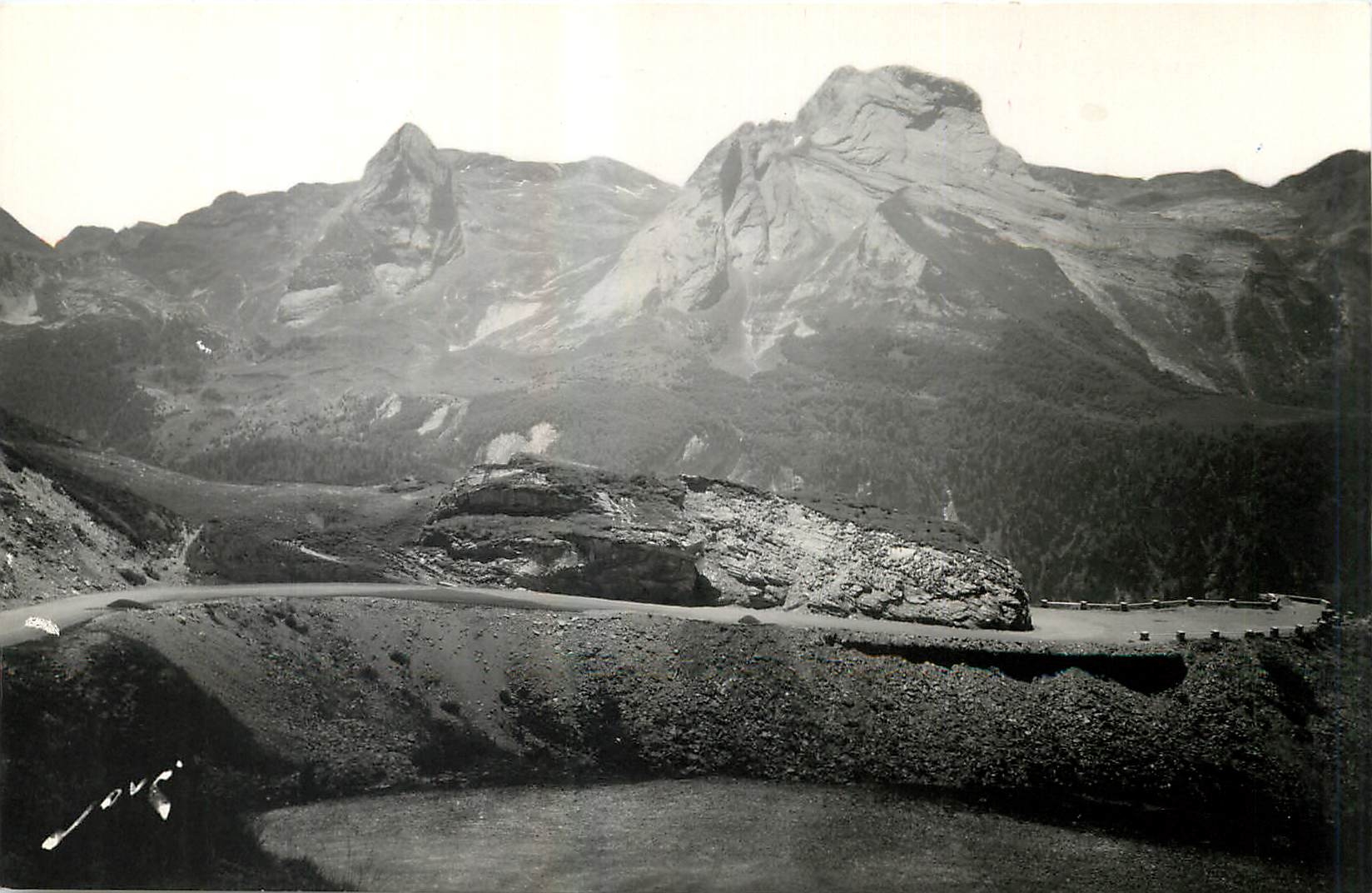 Col d'Aubisque — Aux Crêtes Blanches — Édit. JOVÉ, Pau B.P.