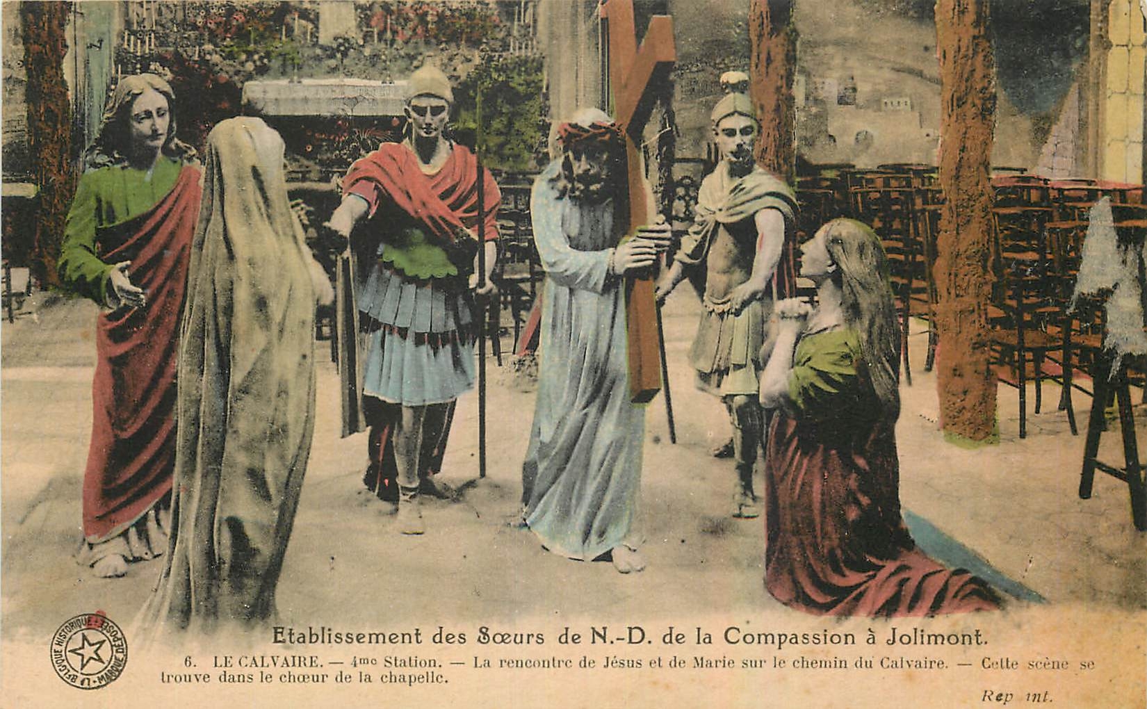 CPA Etablissement des Sceurs de N D de la Compassion a Jolimont Le Calvaire 