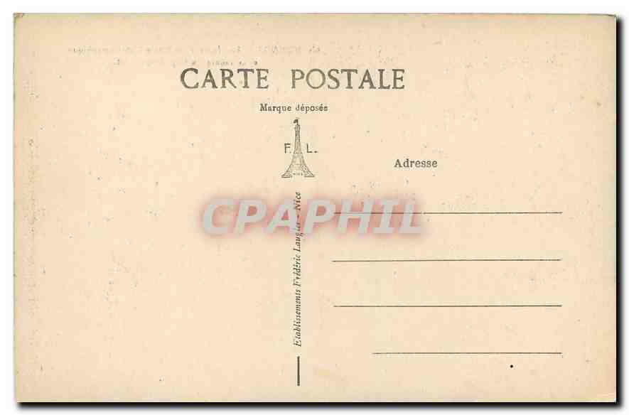 Monaco — Les Jardins, le Musée Océanographique et la Pointe du Cap-Martin — F.L. — Rückseite