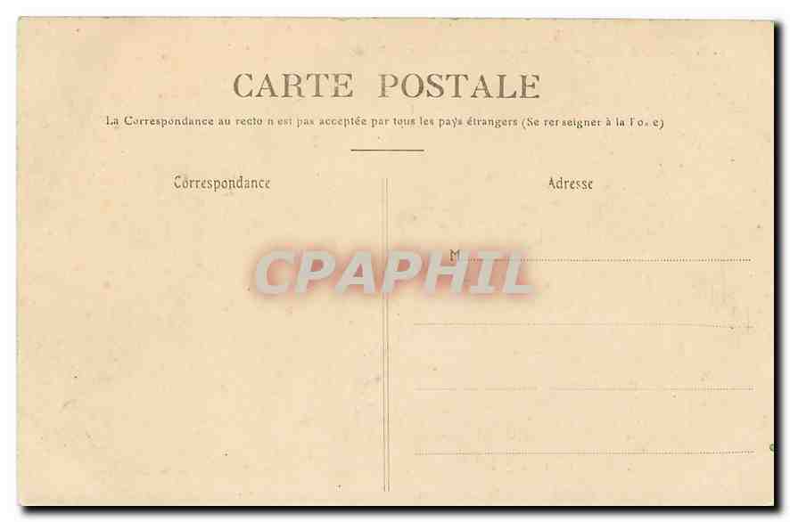 CPA Paris Battes Chaumont Belvedere Lac et Rochet  — Verso
