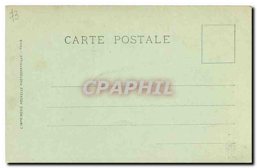 CPA Aix les Bains Lac du Bourges vu de l'Hotel de la Chambotte  — Rückseite