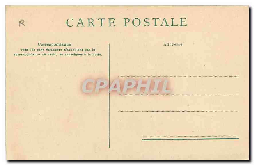 CPA Vallon de Fontaine Froide Les Pres  — Rückseite