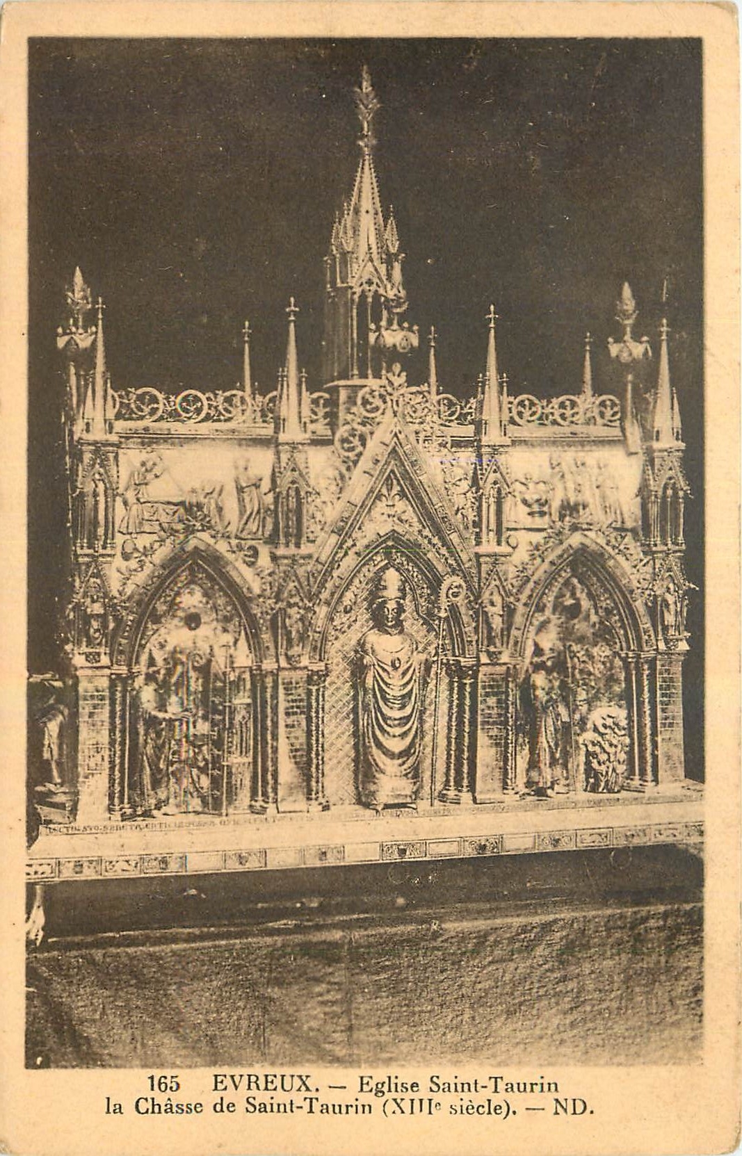 Evreux — Église Saint-Taurin, la Châsse de Saint-Taurin (XIIIe siècle) — ND.