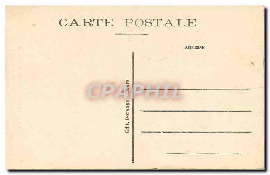 CPA Lavardin L et Ch Le Chateau  — Rückseite