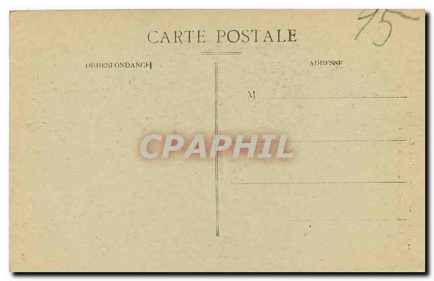 CPA Vichy La Vieille Tour Derniers Vestiges du Chateau fort  — Verso