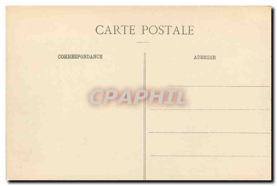 CPA Vichy Terrasse du Casino  — Rückseite