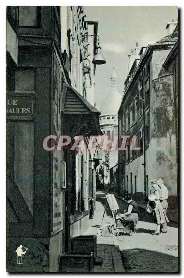 CPA Paris Vieux Montmartre 