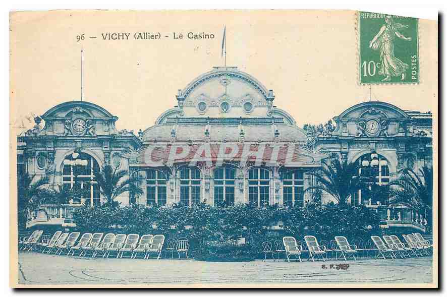 CPA Vichy Allier Le Casino 