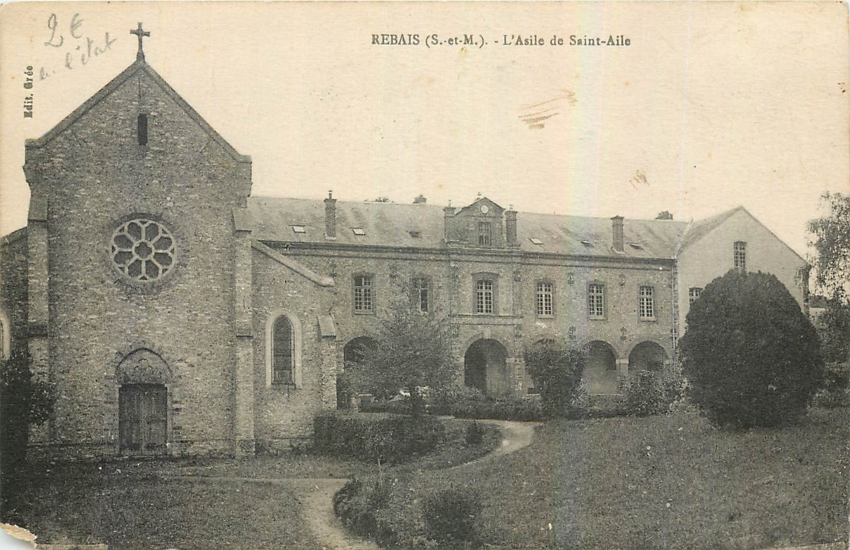 CPA Rebais S et M L'Asile de Saint Aile 