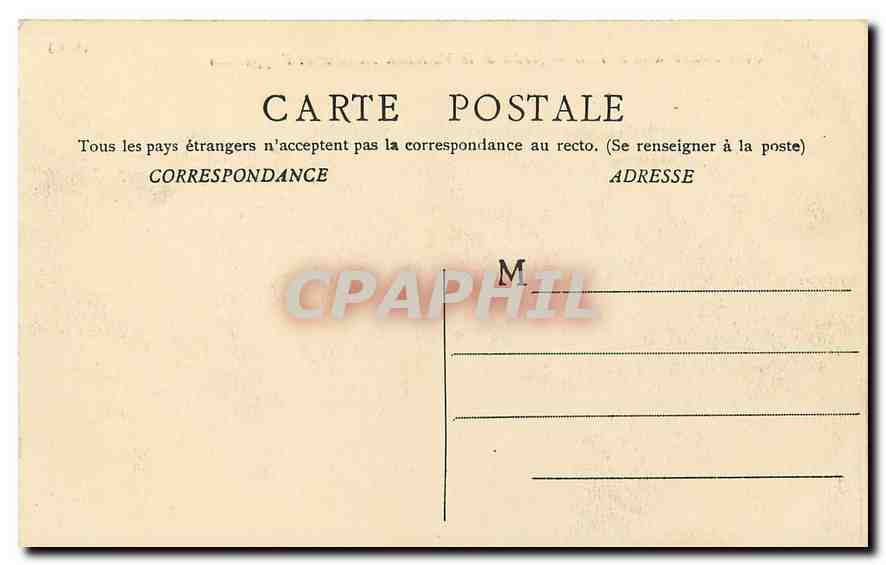 CPA Paray le Monial Jardin de la Visitation Noisetier de l'Apparition  — Rückseite