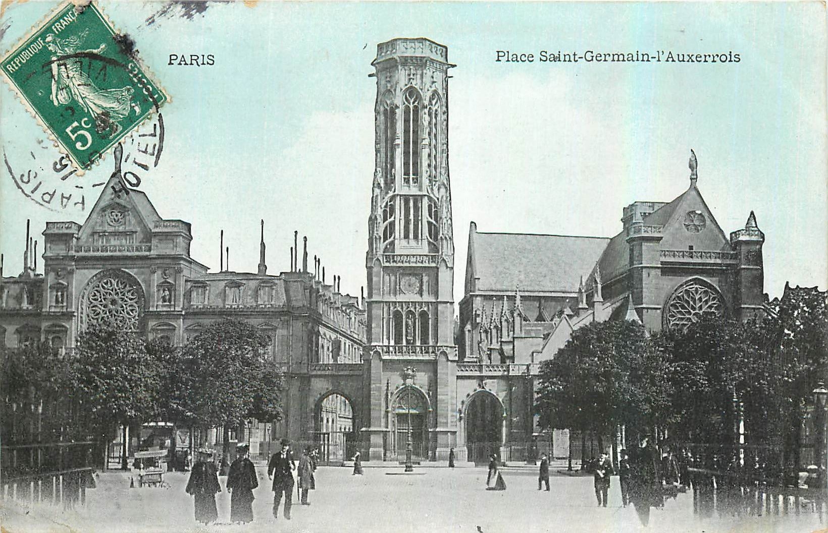 CPA Paris Place Saint Germain l'Auxerrois 