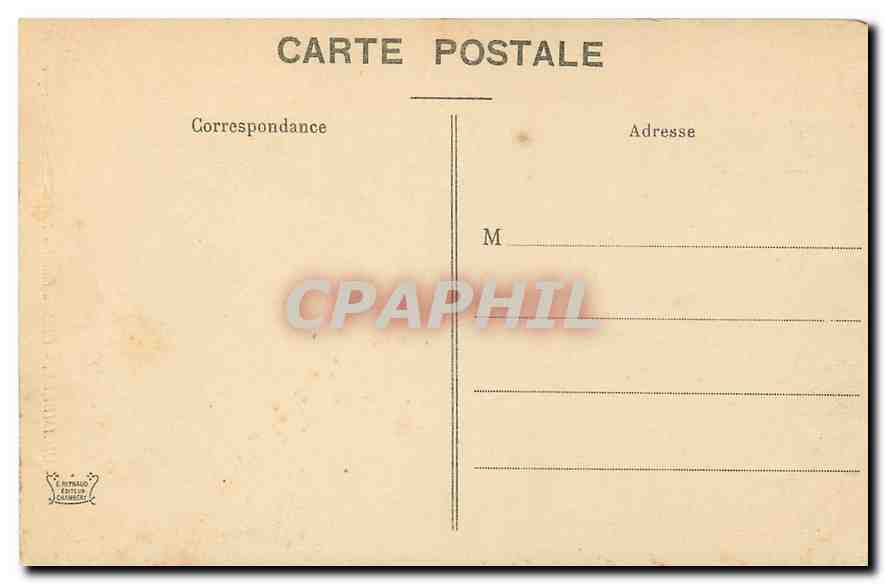 CPA Chambery Chateau Ducal Portail saint Dominique  — Back