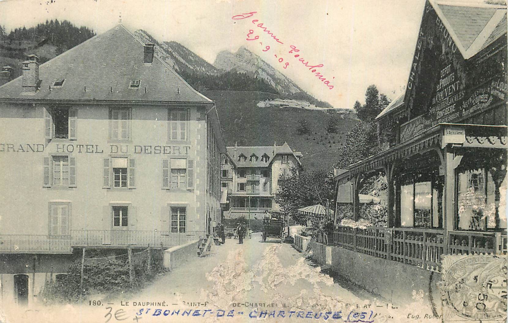 CPA Le Dauphine St Donnet de Chartreuse Grand Hotel du Desert