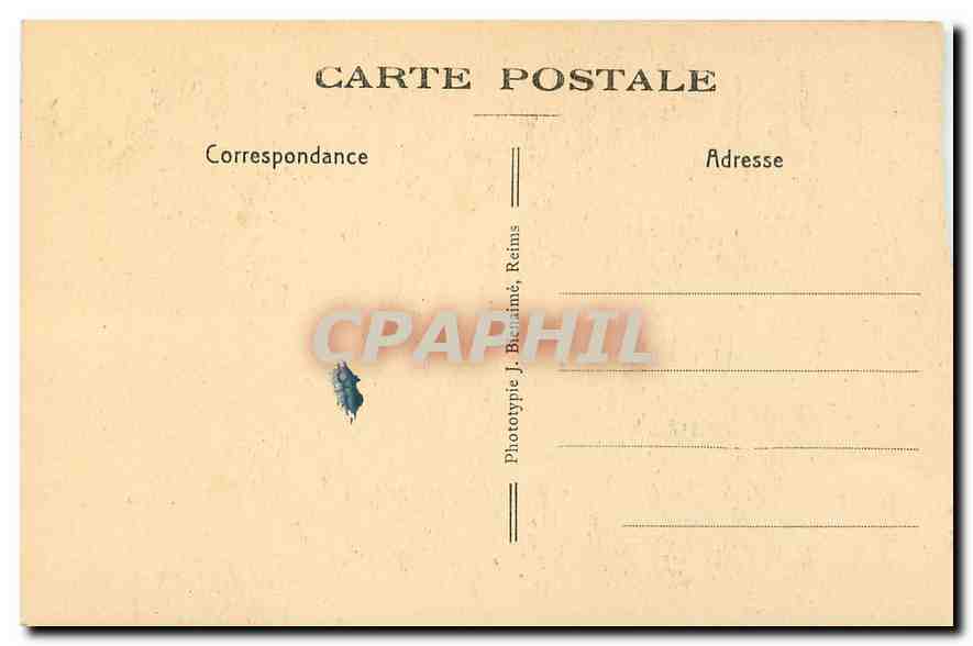 CPA Notre Dame du Port Chapiteau du Choeur a l'Assomption de la Sainte Vierge  — Rückseite
