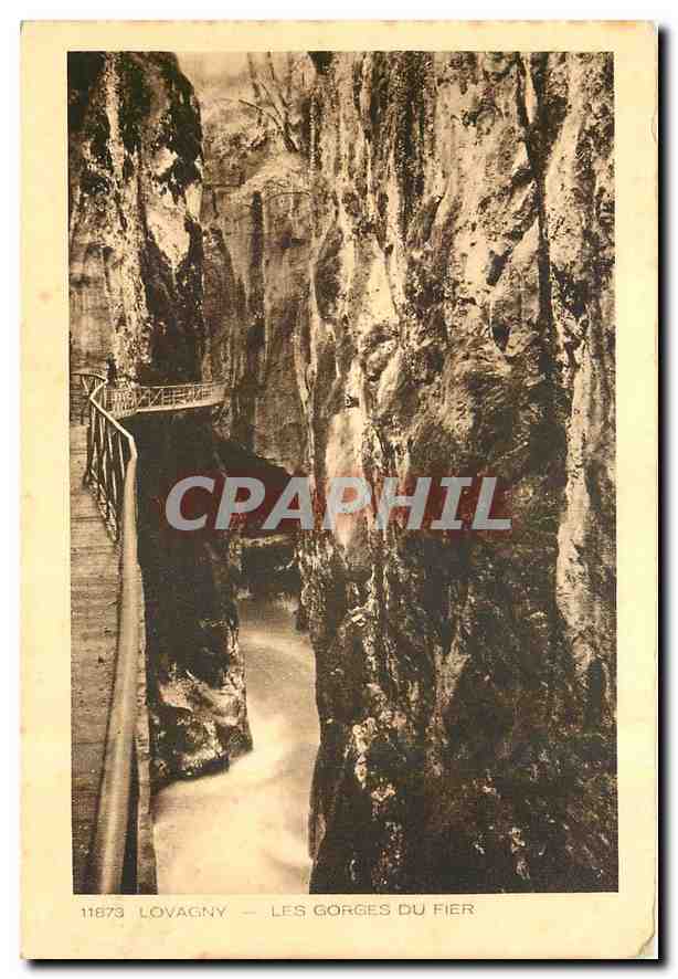 CPA Lovagny Les Gorges du Fier 