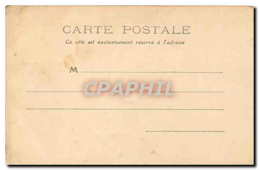 CPA Saint Etienne l'Hotel de Ville  — Rückseite