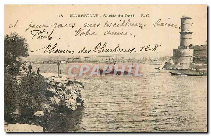 MARSEILLE - Sortie du Port A.C. — carte postale n°18