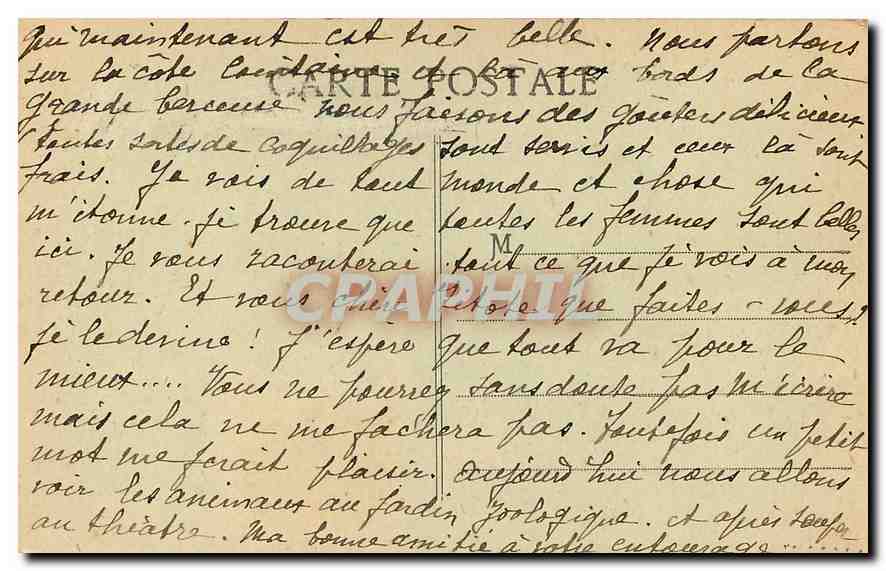 MARSEILLE - Sortie du Port A.C. — carte postale n°18 — Verso
