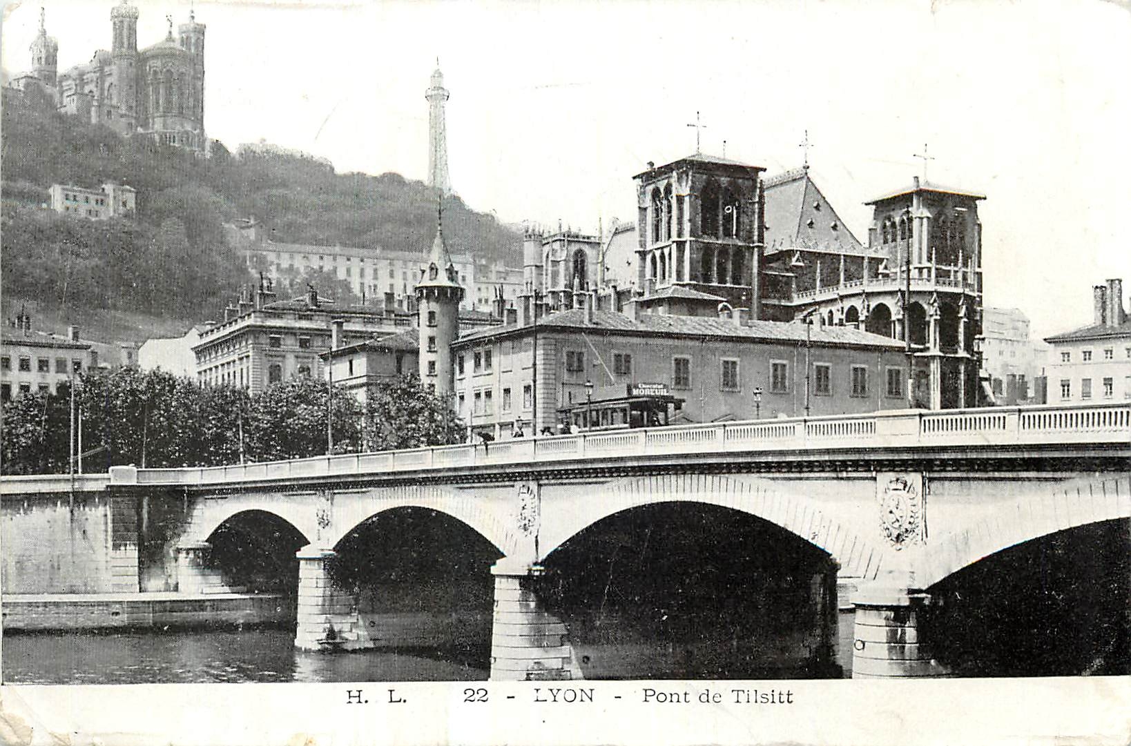 CPA Lyon Pont de Tilsitt 