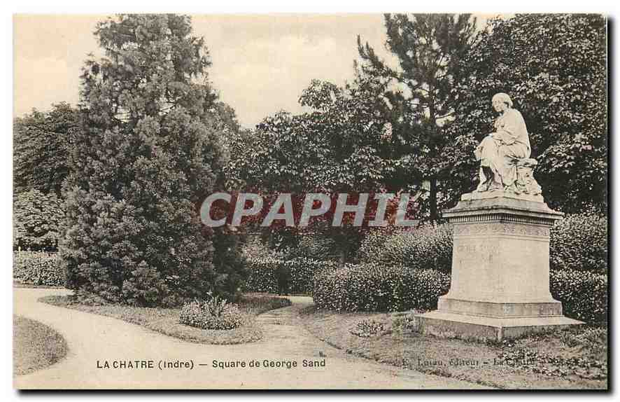 CPA La Chatre Indre Square de George sand 
