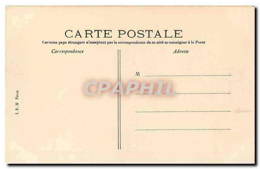 CPA La Chatre Indre Square de George sand  — Rückseite