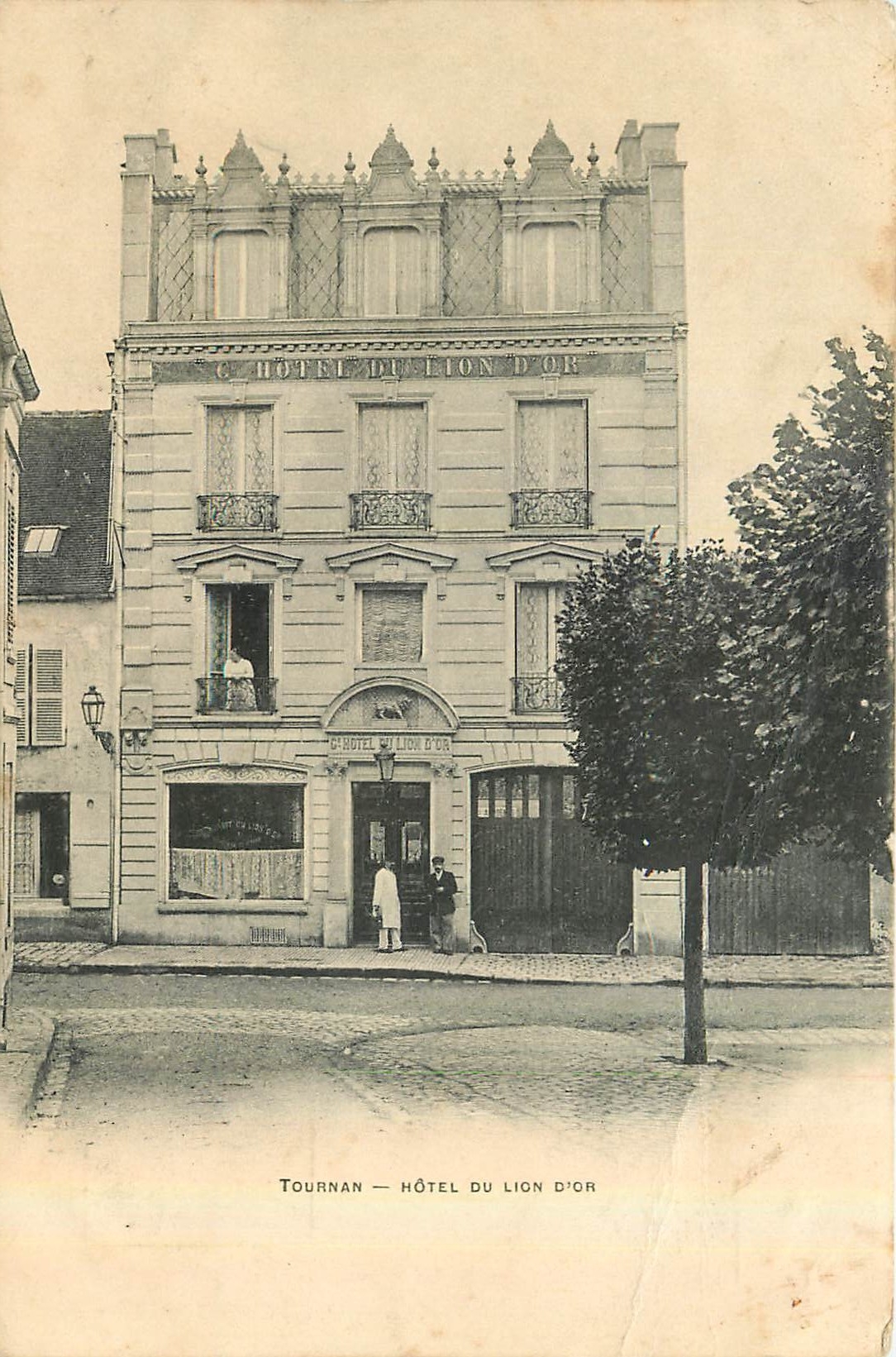 CPA Tournan Hotel du Lion d'Or 