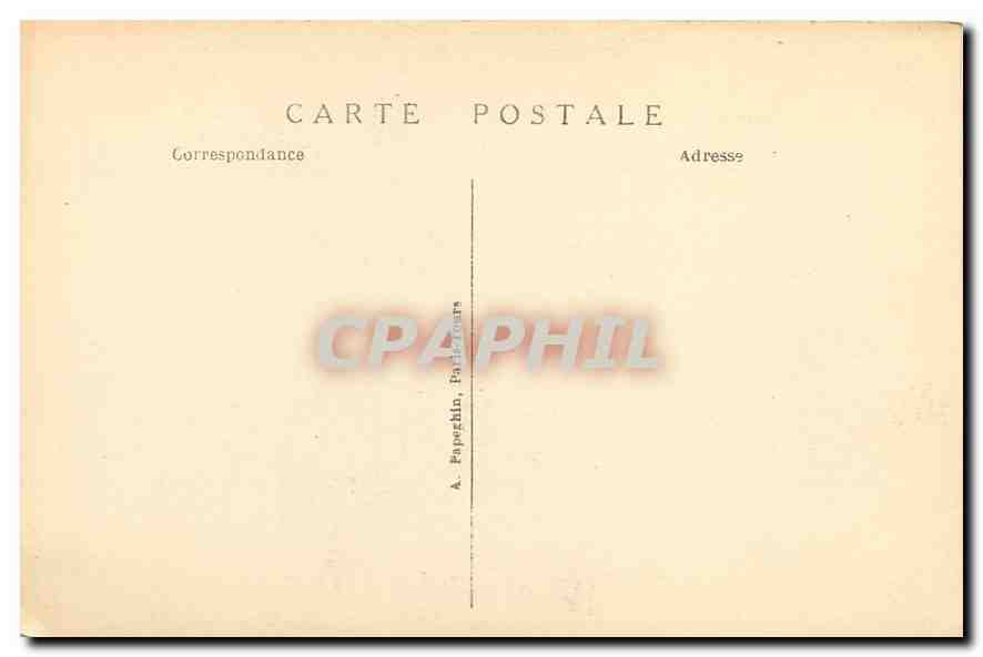 CPA Poitiers Palais de Justice chevet de la Grande Salle des Pas Perdus cote sud  — Rückseite