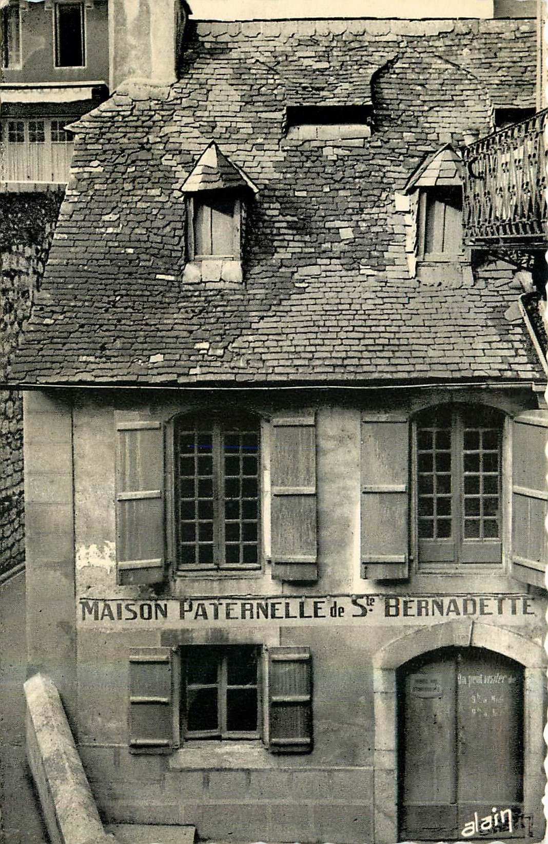 CPA Lourdes La Maison paternelle de Bernadette 