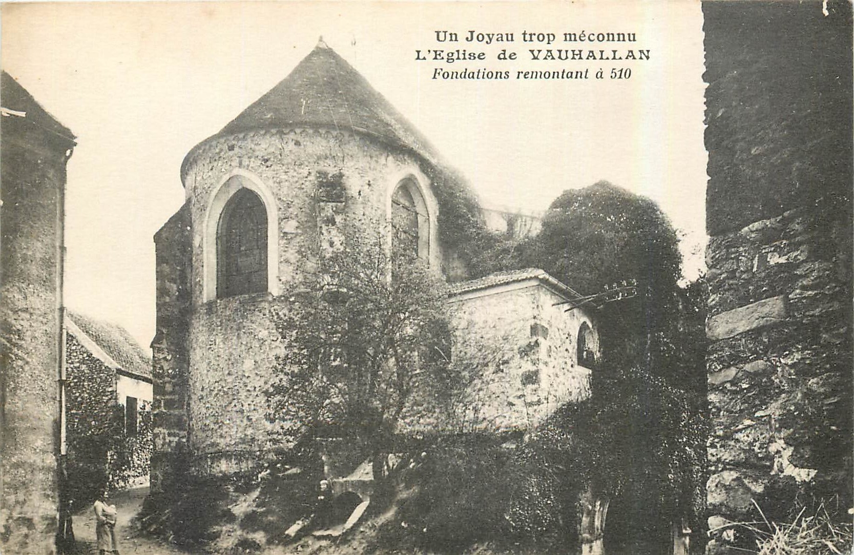CPA Un Joyau trop meconnu L'Eglise de Vauhallan 