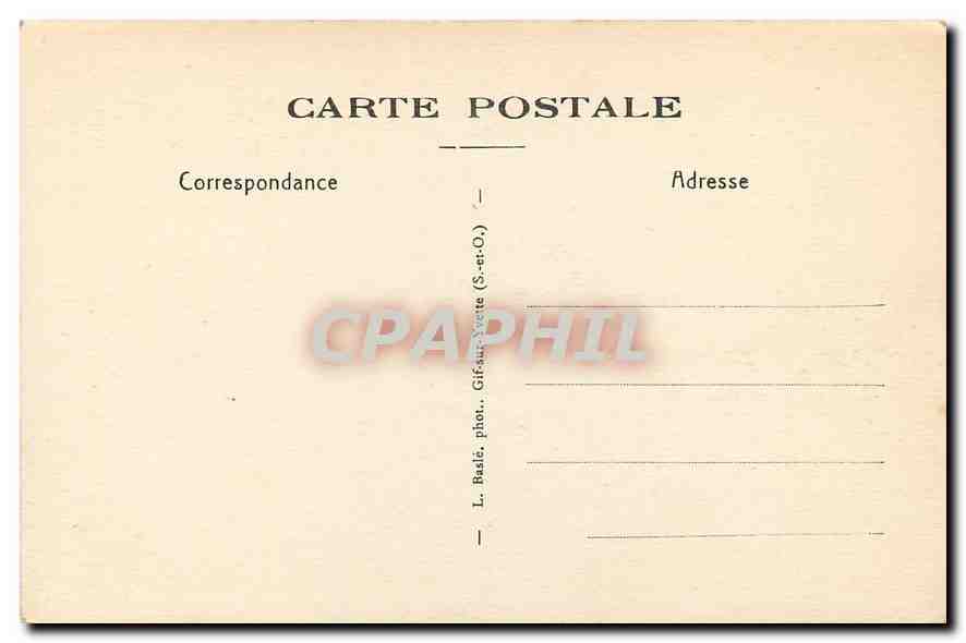 CPA Un Joyau trop meconnu L'Eglise de Vauhallan  — Rückseite