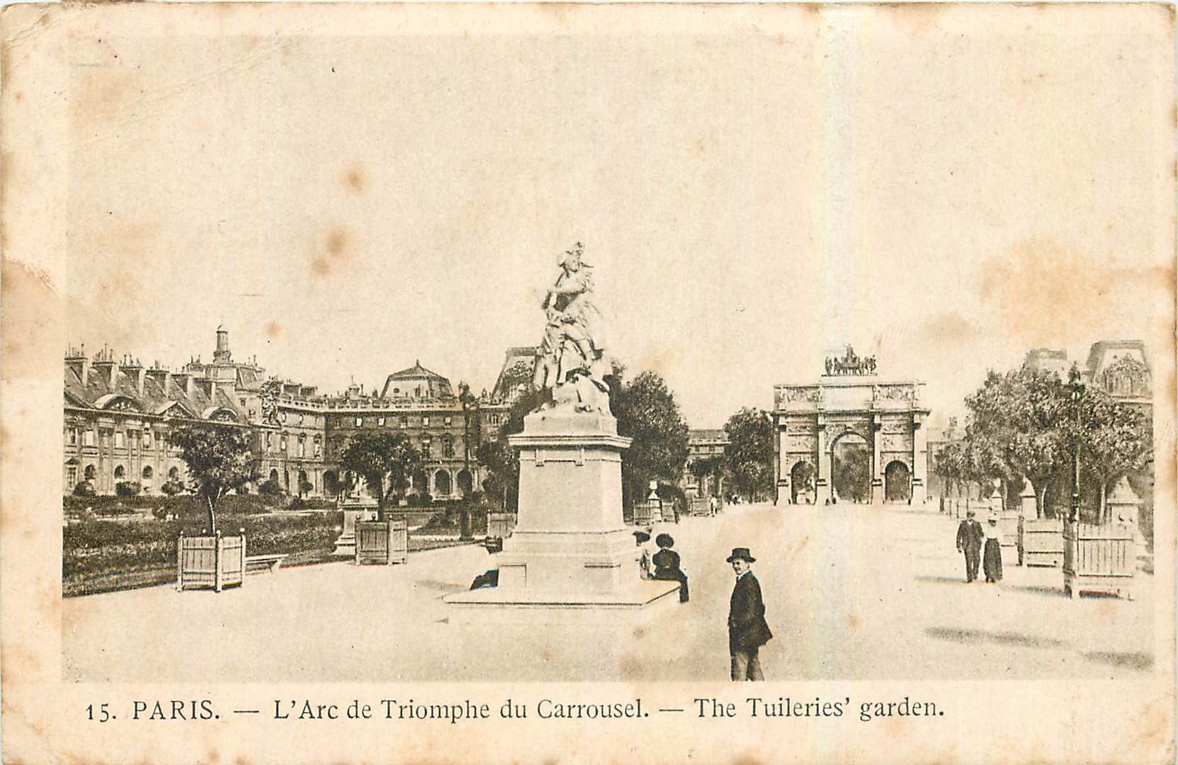 CPA Paris L'Arc de Triomphe du Carrousel 