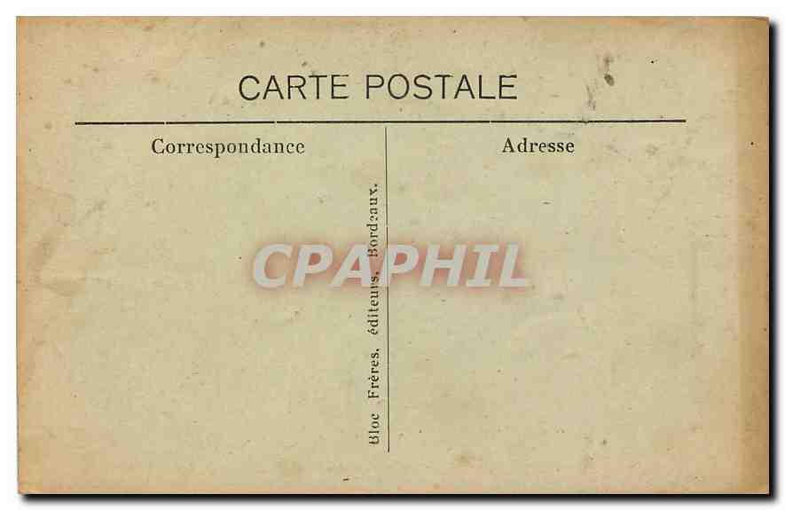 CPA St Emilion Eglise Monolithe Autels  — Rückseite