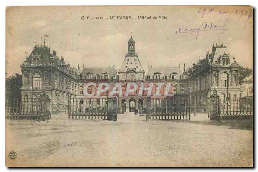 CPA Le Havre L'Hotel de Ville 