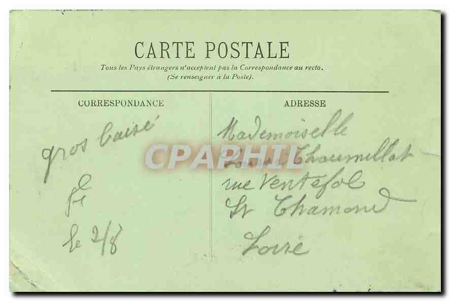 CPA Bayonne Le Pont du Genie et le Quai des Basques  — Rückseite