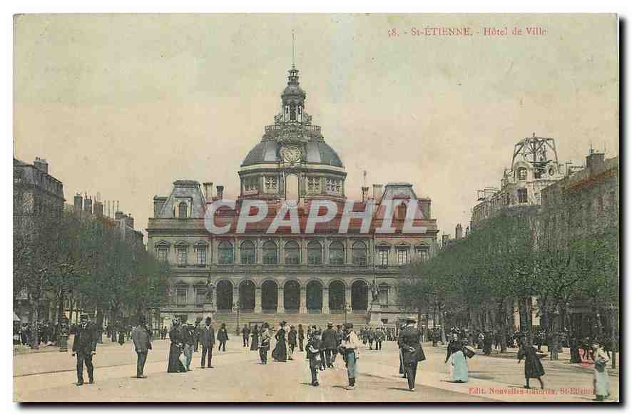 CPA St Etienne Hotel de Ville 