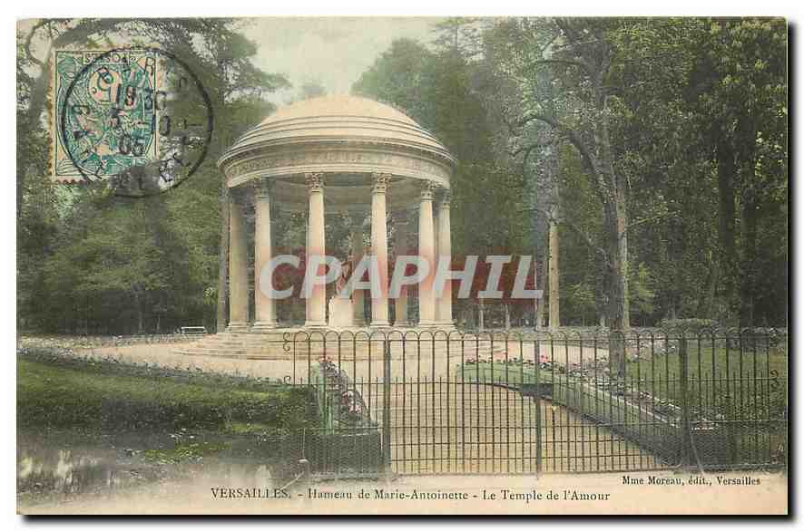 CPA Versailles Hameau de Marie Antoinette Le Temple de l'Amour 