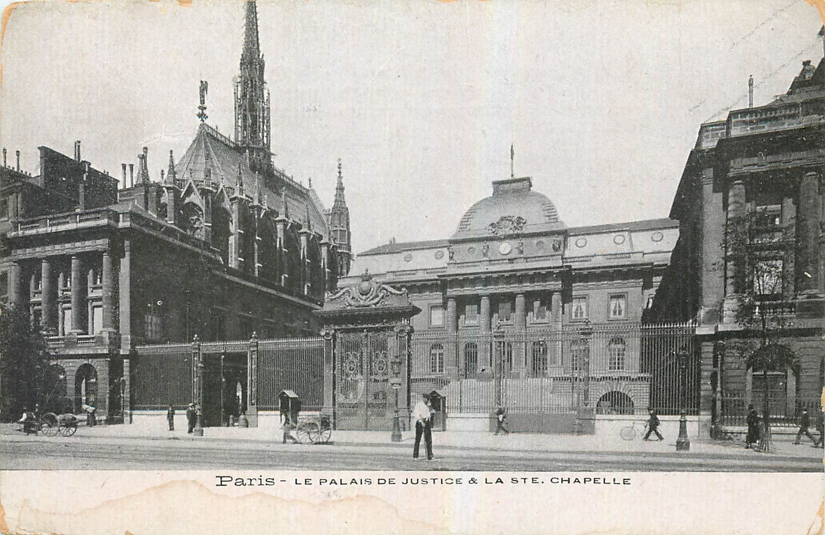 CPA Paris Le Palais de Justice & la Ste Chapelle 
