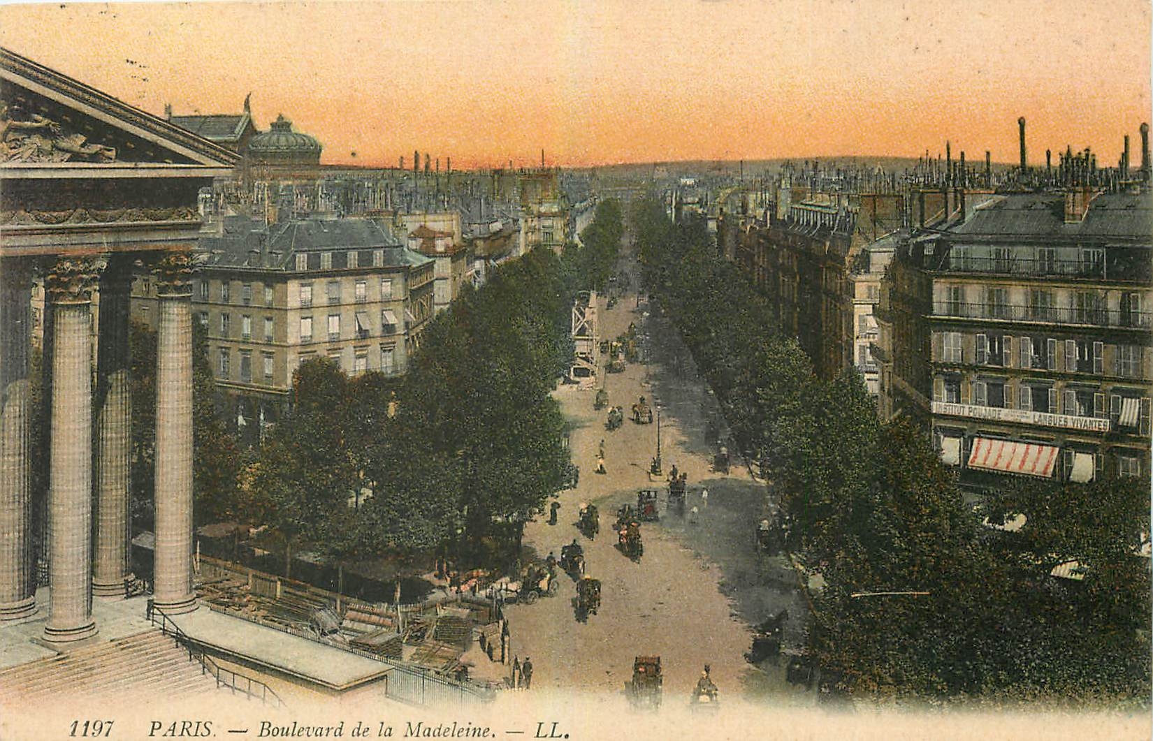 CPA Paris Boulevard de la Madeleine 