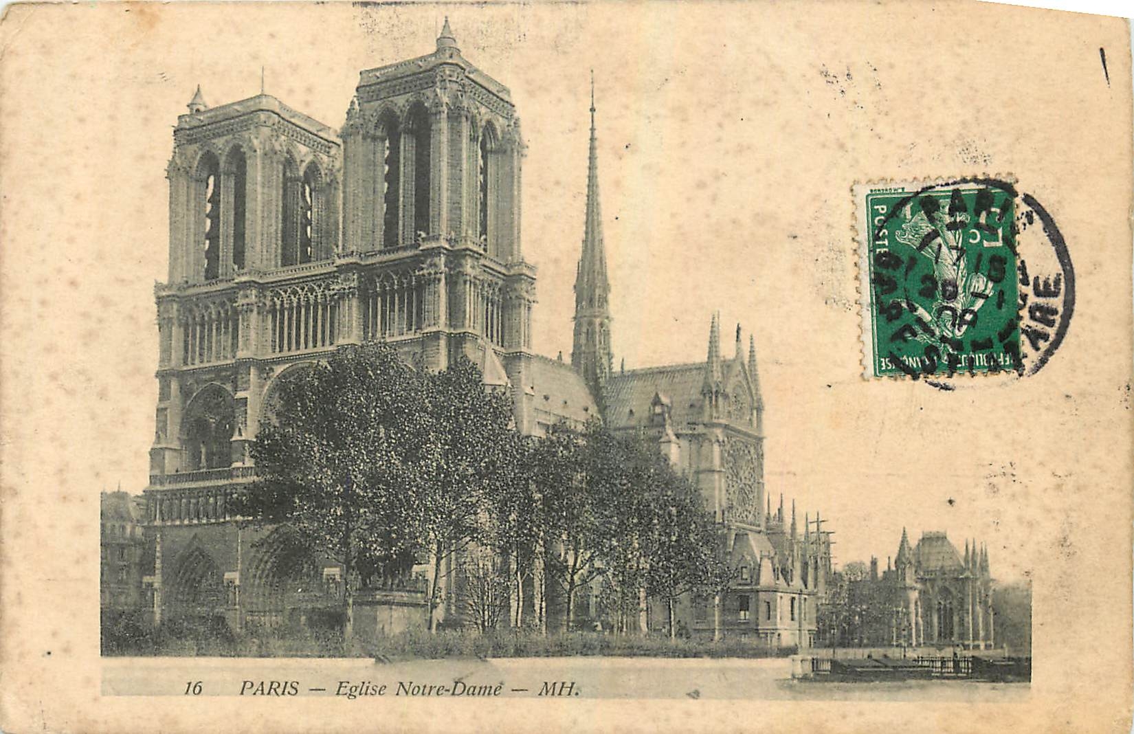 CPA Paris Eglise Notre Dame 