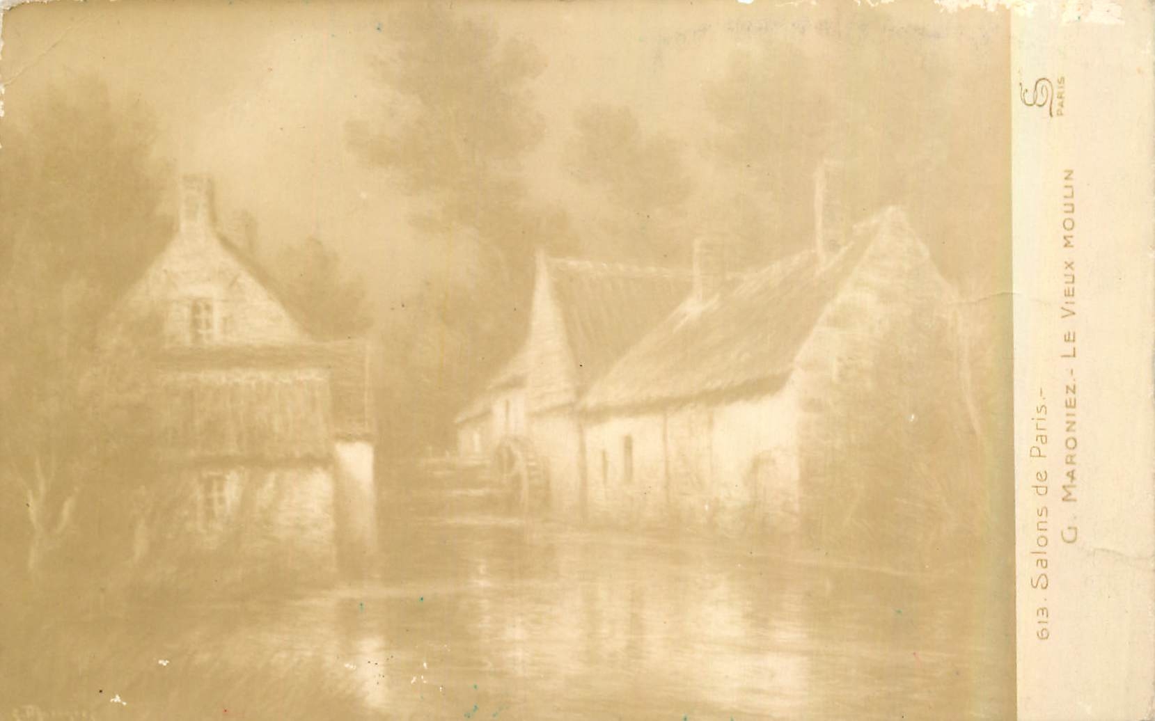 CPA Salons de Paris Maroniez Le Vieux Moulin 