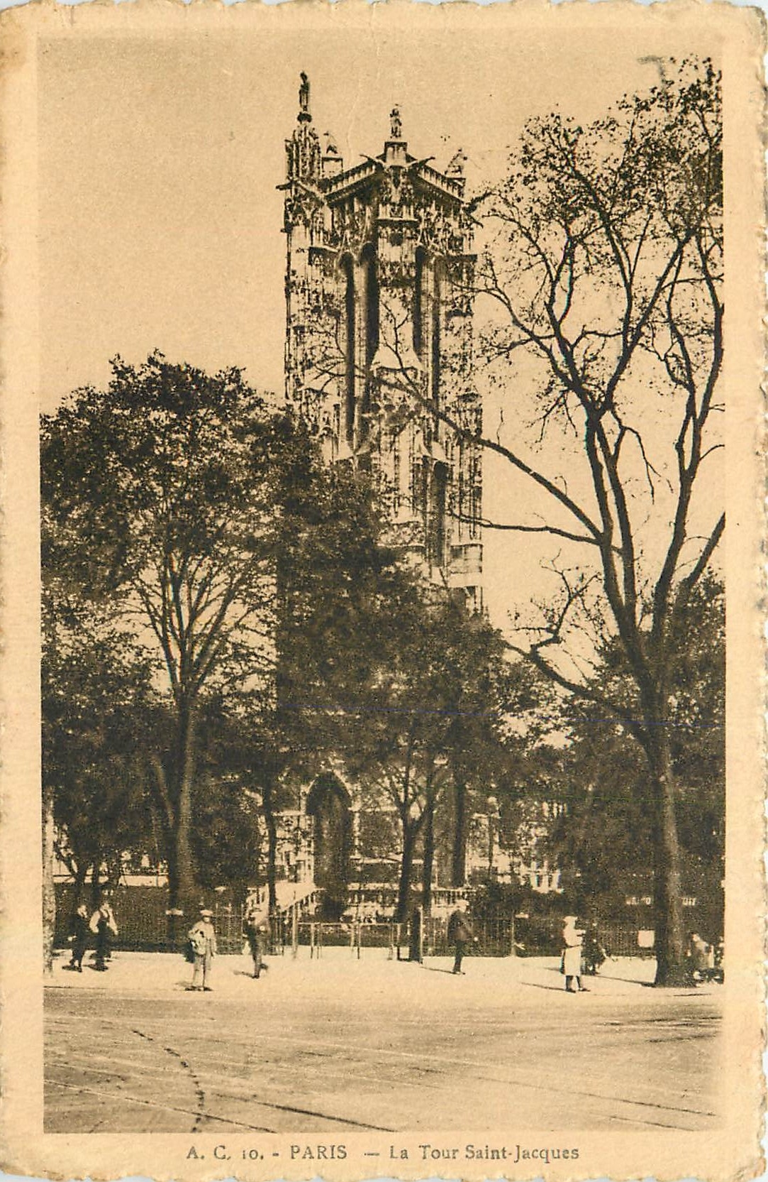 CPA Paris La Tour Saint Jacques 