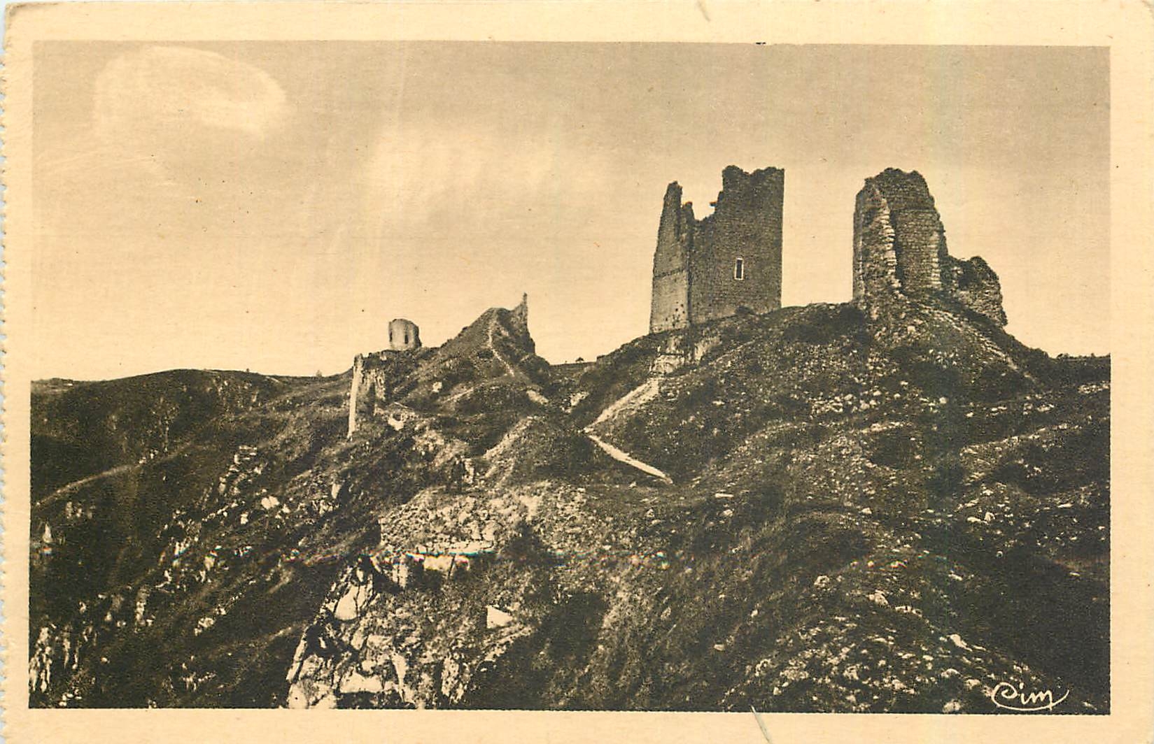 CPA La Creuse Touristique Les Ruines du Chateau de Crozant 