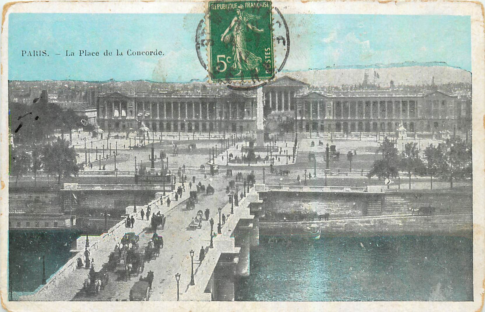 CPA Paris La Place de la Concorde 