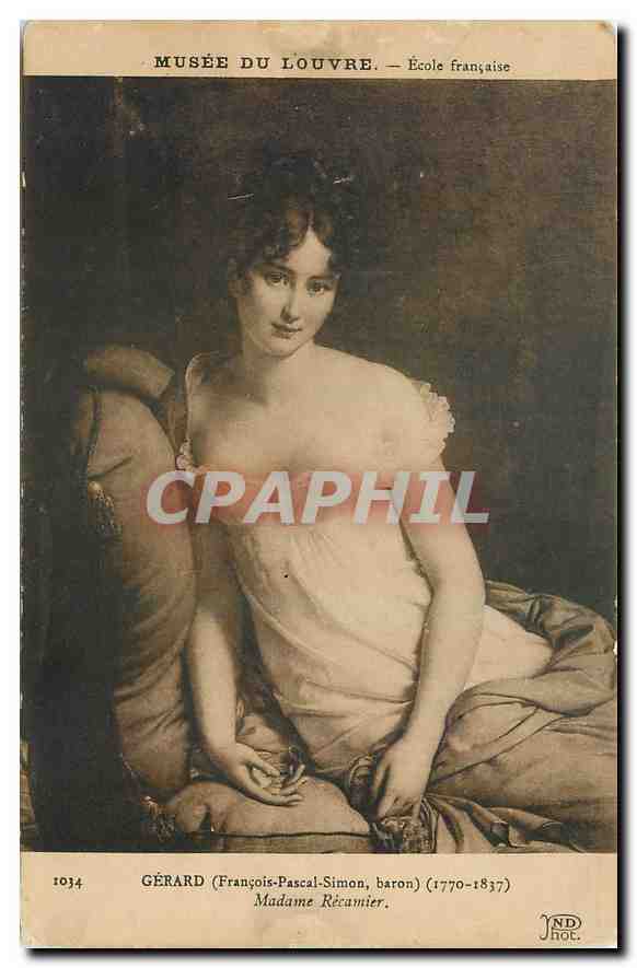 CPA Musee du Louvre Gerard Madame Recamier 