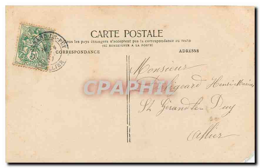 CPA Bonne Fete Femme — Back
