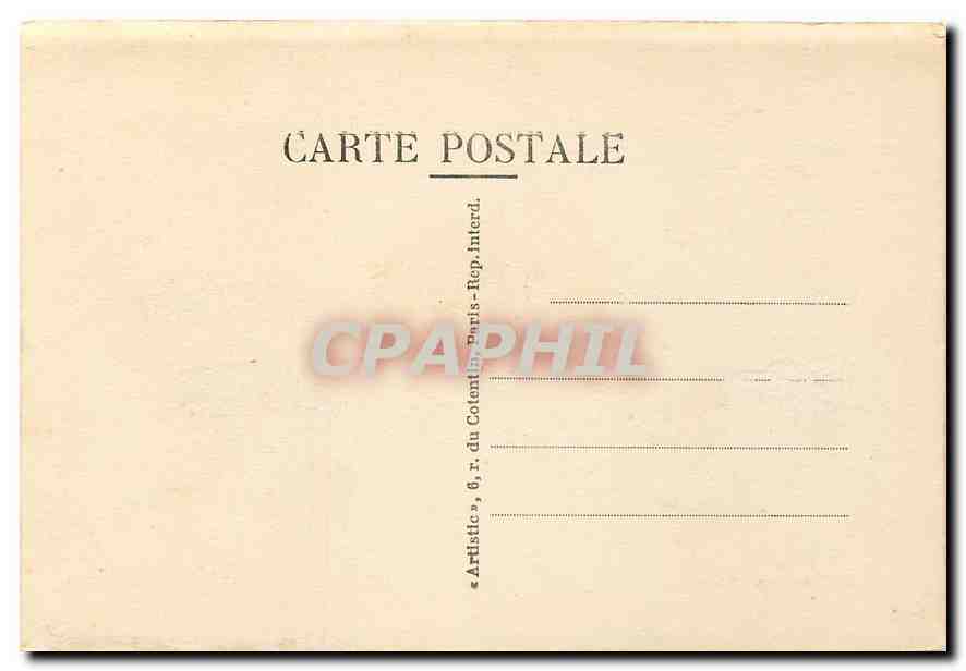 CPA Luzarches S et O Le Chateau  — Back