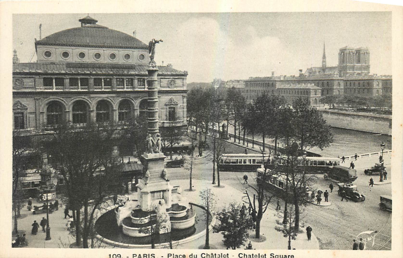CPA Paris Place du Chatelet 