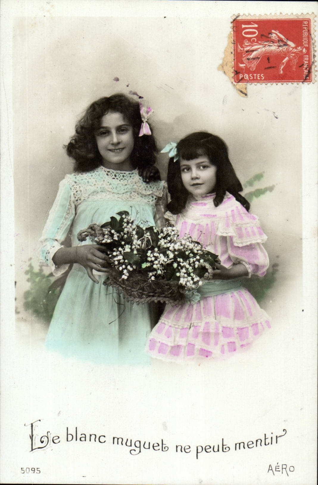 CPA FAntaisie Enfants Le blanc muguet ne peut pas mentir
